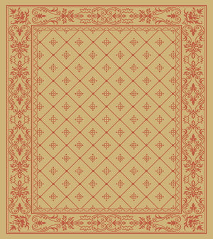 Safavieh Cy2326 Power Loomed 85.4% Polypropylene/10.4% Polyester/4.2% Latex Outdoor Rug CY2326-3201-4