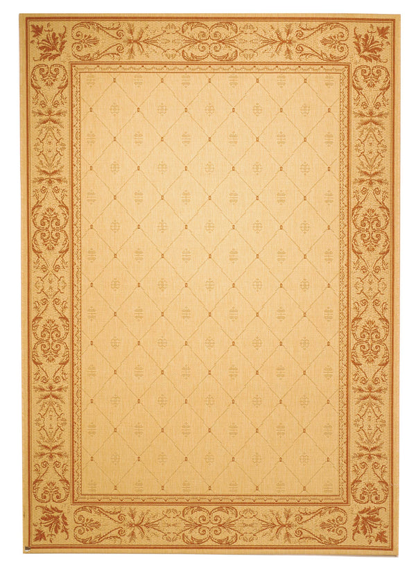 Safavieh Cy2326 Power Loomed 85.4% Polypropylene/10.4% Polyester/4.2% Latex Outdoor Rug CY2326-3201-4