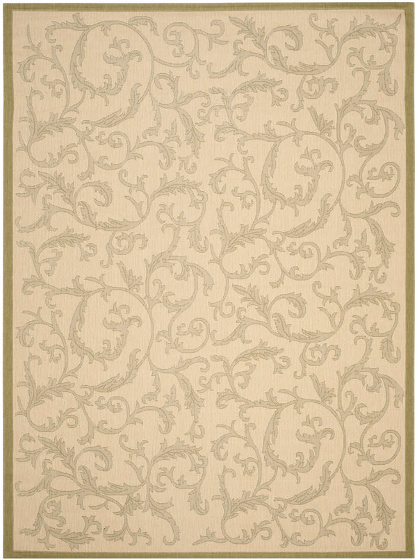 Safavieh Cy2653 Power Loomed 85.4% Polypropylene/10.4% Polyester/4.2% Latex Outdoor Rug CY2653-1E01-5R