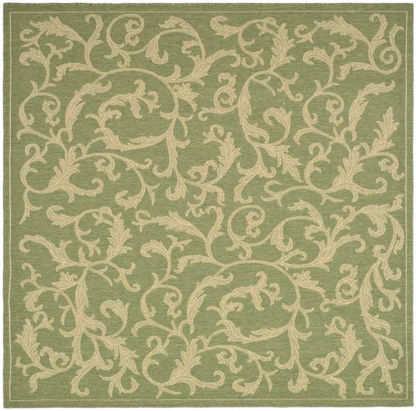 Safavieh Cy2653 Power Loomed 85.4% Polypropylene/10.4% Polyester/4.2% Latex Outdoor Rug CY2653-1E06-4