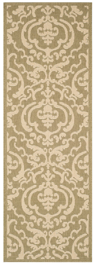 Safavieh Cy2663 Power Loomed 85.4% Polypropylene/10.4% Polyester/4.2% Latex Outdoor Rug CY2663-1E06-4