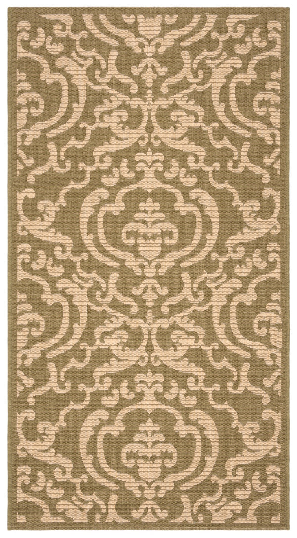 Safavieh Cy2663 Power Loomed 85.4% Polypropylene/10.4% Polyester/4.2% Latex Outdoor Rug CY2663-1E06-4