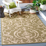 Safavieh Cy2663 Power Loomed 85.4% Polypropylene/10.4% Polyester/4.2% Latex Outdoor Rug CY2663-1E06-4