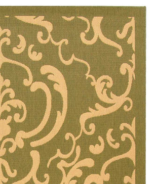 Safavieh Cy2663 Power Loomed 85.4% Polypropylene/10.4% Polyester/4.2% Latex Outdoor Rug CY2663-1E06-4