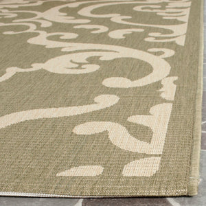 Safavieh Cy2663 Power Loomed 85.4% Polypropylene/10.4% Polyester/4.2% Latex Outdoor Rug CY2663-1E06-4