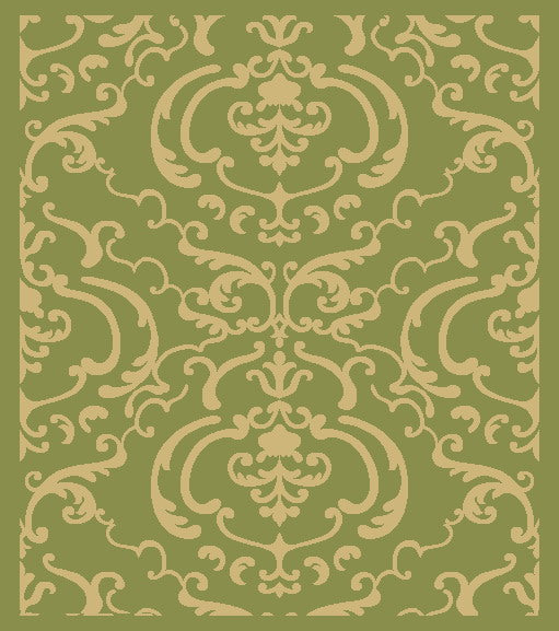 Safavieh Cy2663 Power Loomed 85.4% Polypropylene/10.4% Polyester/4.2% Latex Outdoor Rug CY2663-1E06-4