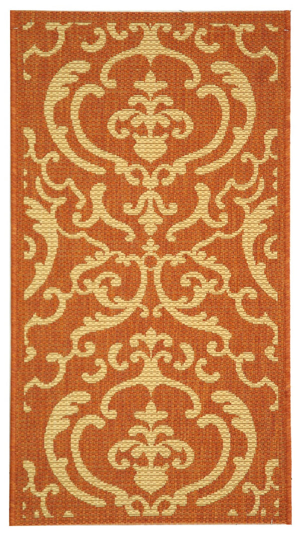 Safavieh Cy2663 Power Loomed 85.4% Polypropylene/10.4% Polyester/4.2% Latex Outdoor Rug CY2663-3202-210
