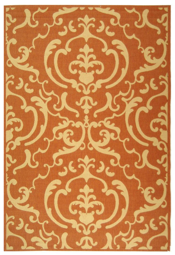 Safavieh Cy2663 Power Loomed 85.4% Polypropylene/10.4% Polyester/4.2% Latex Outdoor Rug CY2663-3202-210