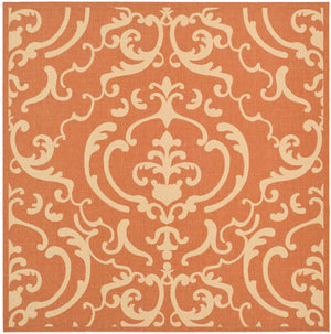 Safavieh Cy2663 Power Loomed 85.4% Polypropylene/10.4% Polyester/4.2% Latex Outdoor Rug CY2663-3202-210