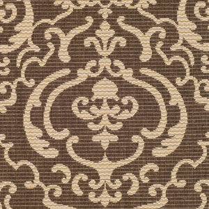 Safavieh Cy2663 Power Loomed 85.4% Polypropylene/10.4% Polyester/4.2% Latex Outdoor Rug CY2663-3409-4