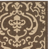 Safavieh Cy2663 Power Loomed 85.4% Polypropylene/10.4% Polyester/4.2% Latex Outdoor Rug CY2663-3409-4