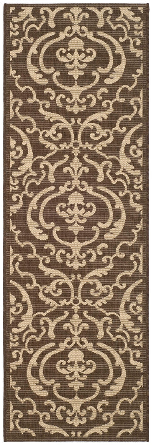 Safavieh Cy2663 Power Loomed 85.4% Polypropylene/10.4% Polyester/4.2% Latex Outdoor Rug CY2663-3409-4