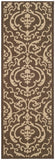 Safavieh Cy2663 Power Loomed 85.4% Polypropylene/10.4% Polyester/4.2% Latex Outdoor Rug CY2663-3409-4