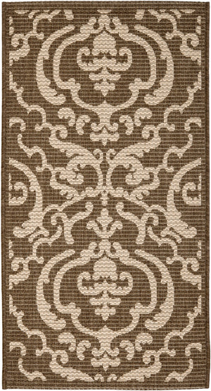 Safavieh Cy2663 Power Loomed 85.4% Polypropylene/10.4% Polyester/4.2% Latex Outdoor Rug CY2663-3409-4