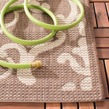 Safavieh Cy2663 Power Loomed 85.4% Polypropylene/10.4% Polyester/4.2% Latex Outdoor Rug CY2663-3409-4