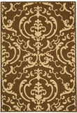 Safavieh Cy2663 Power Loomed 85.4% Polypropylene/10.4% Polyester/4.2% Latex Outdoor Rug CY2663-3409-4