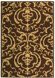 Safavieh Cy2663 Power Loomed 85.4% Polypropylene/10.4% Polyester/4.2% Latex Outdoor Rug CY2663-3409-4