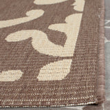 Safavieh Cy2663 Power Loomed 85.4% Polypropylene/10.4% Polyester/4.2% Latex Outdoor Rug CY2663-3409-4