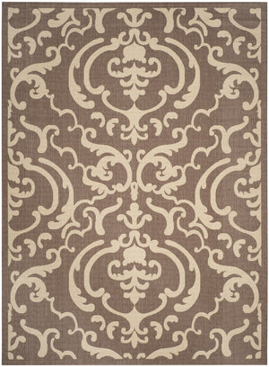 Safavieh Cy2663 Power Loomed 85.4% Polypropylene/10.4% Polyester/4.2% Latex Outdoor Rug CY2663-3409-4