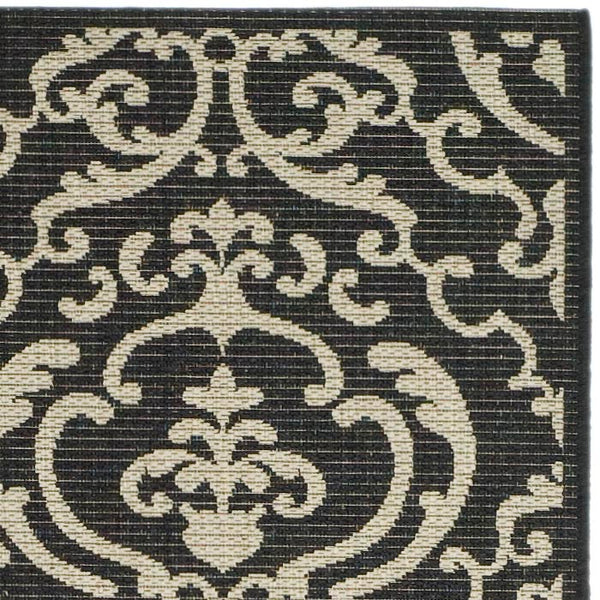 Safavieh Cy2663 Power Loomed 85.4% Polypropylene/10.4% Polyester/4.2% Latex Outdoor Rug CY2663-3908-4