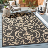 Safavieh Cy2663 Power Loomed 85.4% Polypropylene/10.4% Polyester/4.2% Latex Outdoor Rug CY2663-3908-4