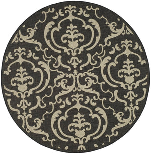 Safavieh Cy2663 Power Loomed 85.4% Polypropylene/10.4% Polyester/4.2% Latex Outdoor Rug CY2663-3908-4