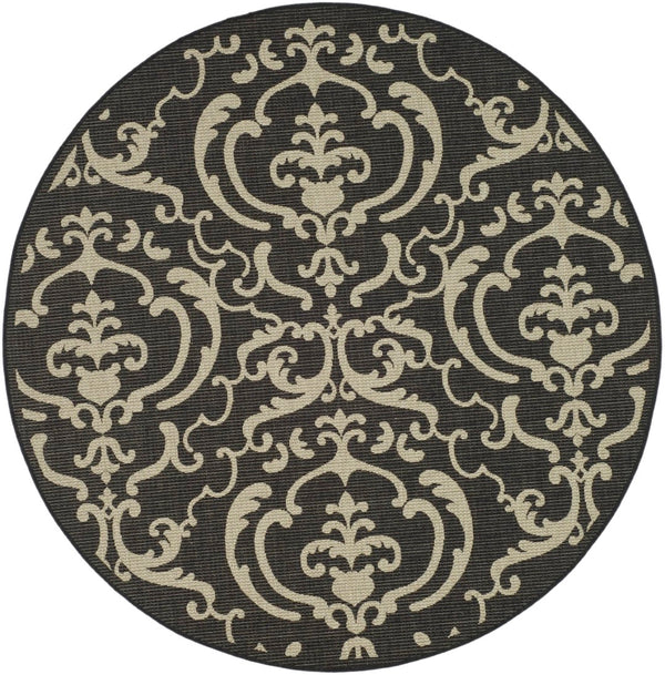 Safavieh Cy2663 Power Loomed 85.4% Polypropylene/10.4% Polyester/4.2% Latex Outdoor Rug CY2663-3908-4
