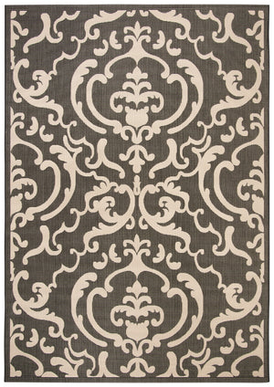Safavieh Cy2663 Power Loomed 85.4% Polypropylene/10.4% Polyester/4.2% Latex Outdoor Rug CY2663-3908-4