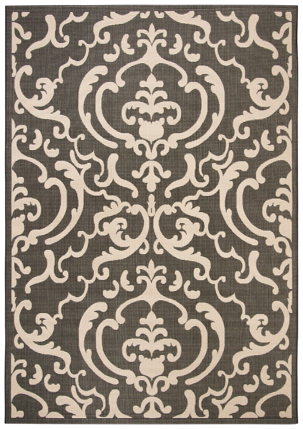 Safavieh Cy2663 Power Loomed 85.4% Polypropylene/10.4% Polyester/4.2% Latex Outdoor Rug CY2663-3908-4