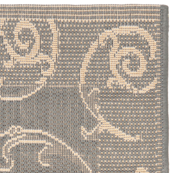 Safavieh Cy2665 Power Loomed 85.4% Polypropylene/10.4% Polyester/4.2% Latex Outdoor Rug CY2665-3606-4