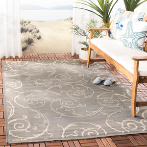 Safavieh Cy2665 Power Loomed 85.4% Polypropylene/10.4% Polyester/4.2% Latex Outdoor Rug CY2665-3606-4