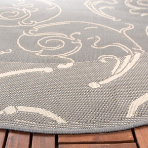 Safavieh Cy2665 Power Loomed 85.4% Polypropylene/10.4% Polyester/4.2% Latex Outdoor Rug CY2665-3606-4