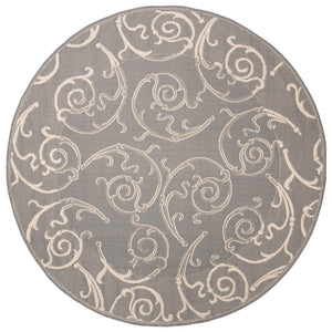 Safavieh Cy2665 Power Loomed 85.4% Polypropylene/10.4% Polyester/4.2% Latex Outdoor Rug CY2665-3606-4