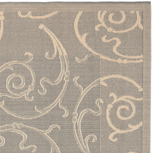 Safavieh Cy2665 Power Loomed 85.4% Polypropylene/10.4% Polyester/4.2% Latex Outdoor Rug CY2665-3606-4