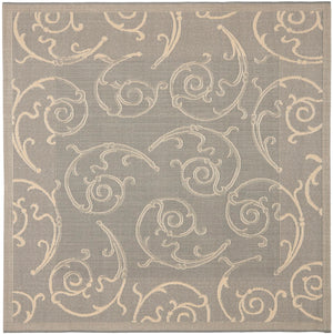 Safavieh Cy2665 Power Loomed 85.4% Polypropylene/10.4% Polyester/4.2% Latex Outdoor Rug CY2665-3606-4