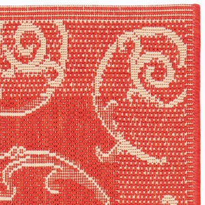 Safavieh Cy2665 Power Loomed 85.4% Polypropylene/10.4% Polyester/4.2% Latex Outdoor Rug CY2665-3707-4