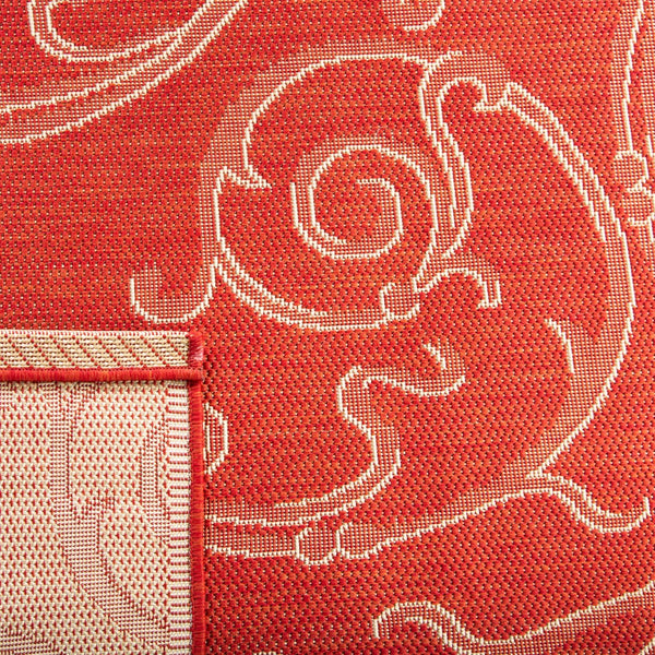 Safavieh Cy2665 Power Loomed 85.4% Polypropylene/10.4% Polyester/4.2% Latex Outdoor Rug CY2665-3707-4