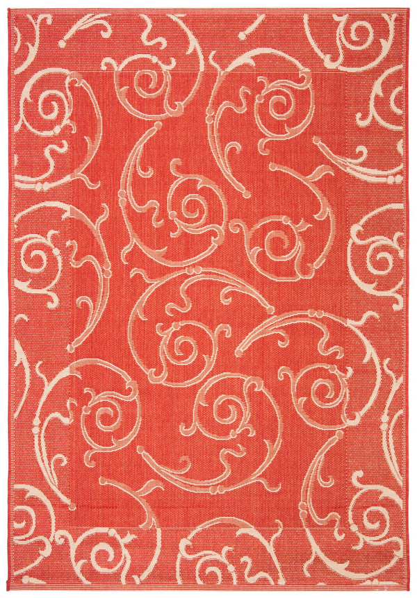 Safavieh Cy2665 Power Loomed 85.4% Polypropylene/10.4% Polyester/4.2% Latex Outdoor Rug CY2665-3707-4