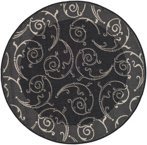 Safavieh Cy2665 Power Loomed 85.4% Polypropylene/10.4% Polyester/4.2% Latex Outdoor Rug CY2665-3908-5R