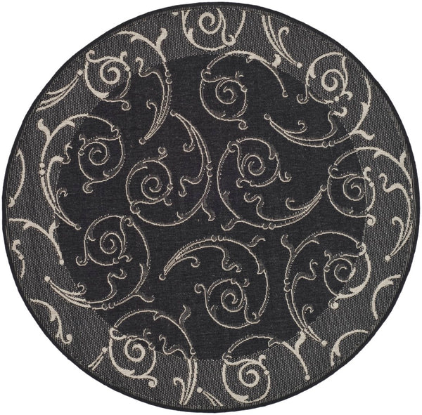Safavieh Cy2665 Power Loomed 85.4% Polypropylene/10.4% Polyester/4.2% Latex Outdoor Rug CY2665-3908-5R