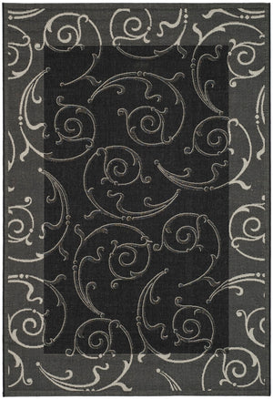 Safavieh Cy2665 Power Loomed 85.4% Polypropylene/10.4% Polyester/4.2% Latex Outdoor Rug CY2665-3908-4