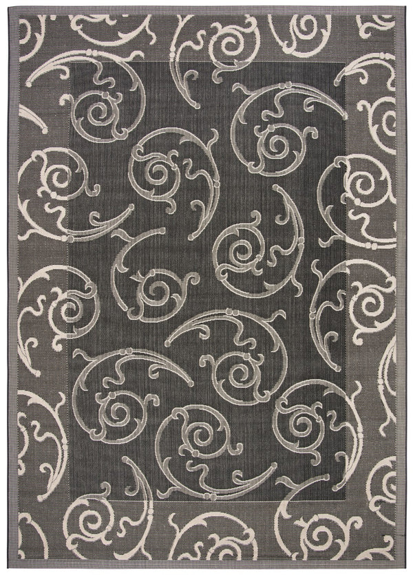 Safavieh Cy2665 Power Loomed 85.4% Polypropylene/10.4% Polyester/4.2% Latex Outdoor Rug CY2665-3908-4