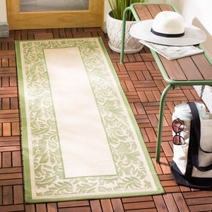 Safavieh Cy2666 Power Loomed 85.4% Polypropylene/10.4% Polyester/4.2% Latex Outdoor Rug CY2666-1E01-27