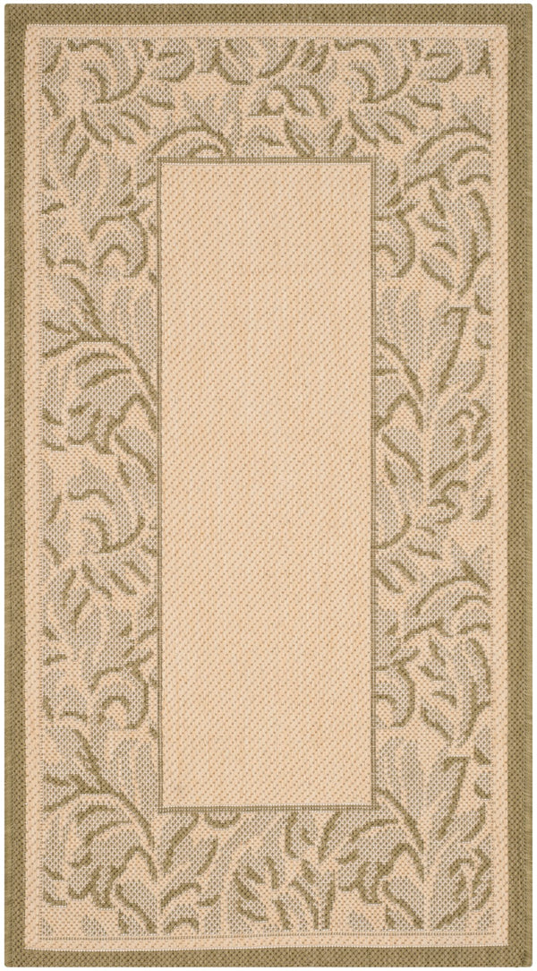 Safavieh Cy2666 Power Loomed 85.4% Polypropylene/10.4% Polyester/4.2% Latex Outdoor Rug CY2666-1E01-2