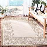 Safavieh Cy2666 Power Loomed 85.4% Polypropylene/10.4% Polyester/4.2% Latex Outdoor Rug CY2666-3001-4