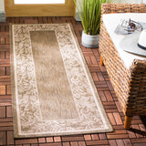 Safavieh Cy2666 Power Loomed 85.4% Polypropylene/10.4% Polyester/4.2% Latex Outdoor Rug CY2666-3009-4