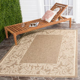 Safavieh Cy2666 Power Loomed 85.4% Polypropylene/10.4% Polyester/4.2% Latex Outdoor Rug CY2666-3009-4