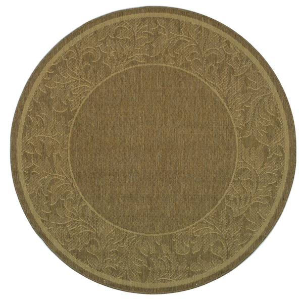 Safavieh Cy2666 Power Loomed 85.4% Polypropylene/10.4% Polyester/4.2% Latex Outdoor Rug CY2666-3009-5R