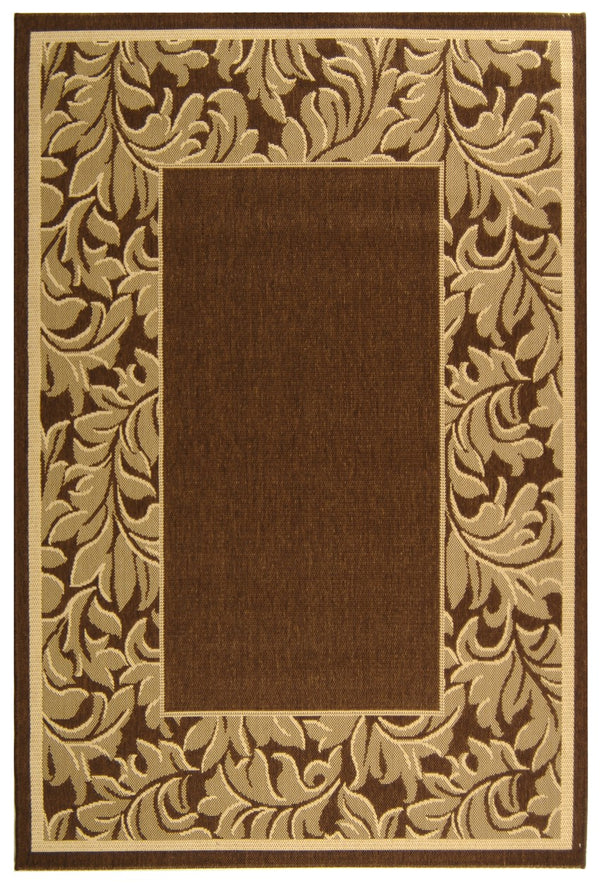 Safavieh Cy2666 Power Loomed 85.4% Polypropylene/10.4% Polyester/4.2% Latex Outdoor Rug CY2666-3009-4