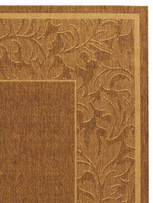 Safavieh Cy2666 Power Loomed 85.4% Polypropylene/10.4% Polyester/4.2% Latex Outdoor Rug CY2666-3009-4